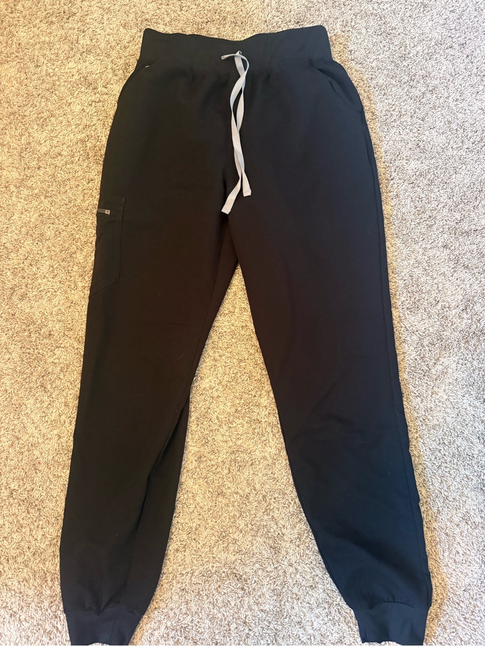Figs Black Women's Drawstring Jogger Scrub Pants